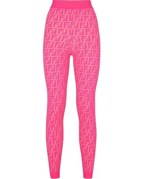 fendi leggings pink|fendi leggings black tech fabric.